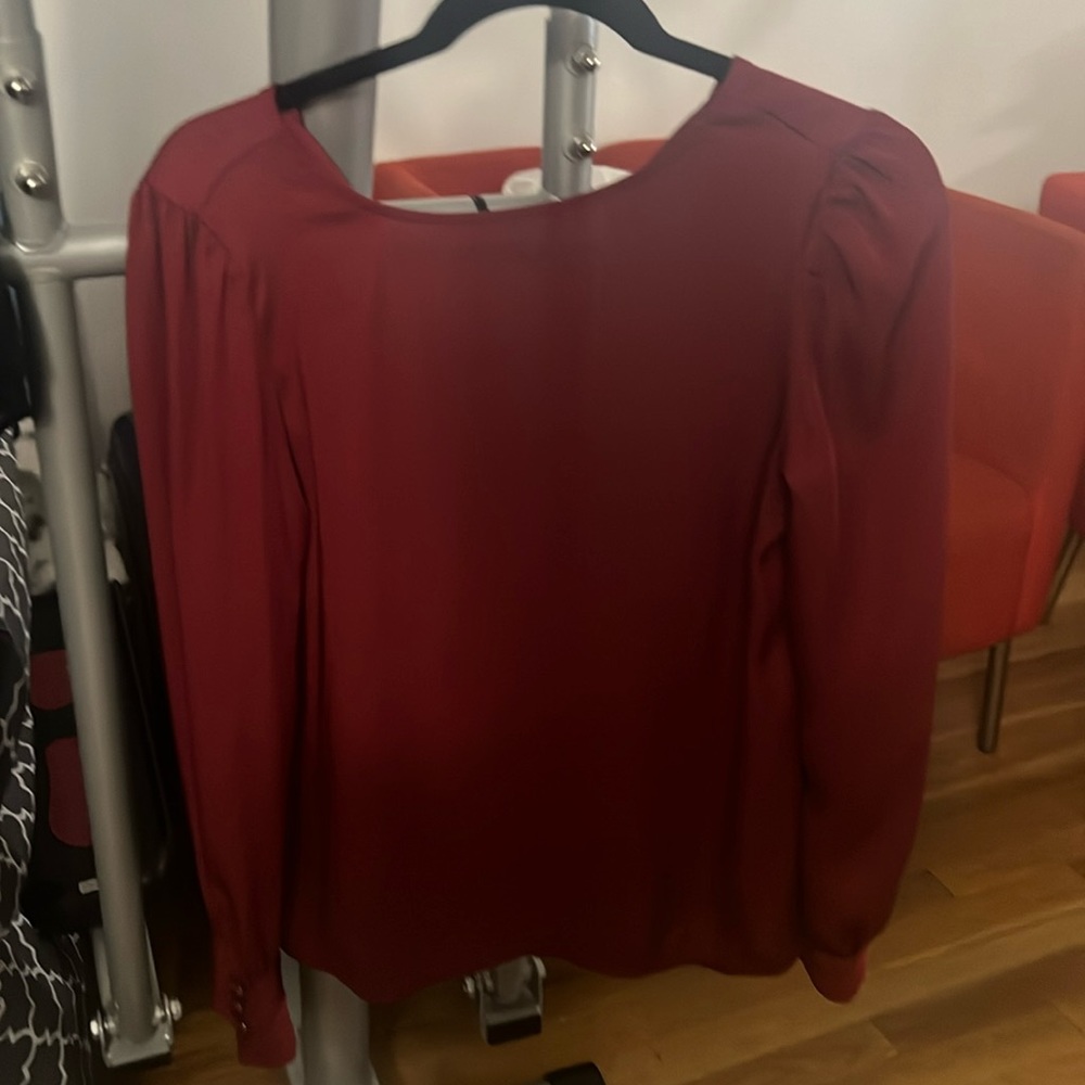 Red Burgandy Top